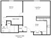 1 Bedroom Floor Plan